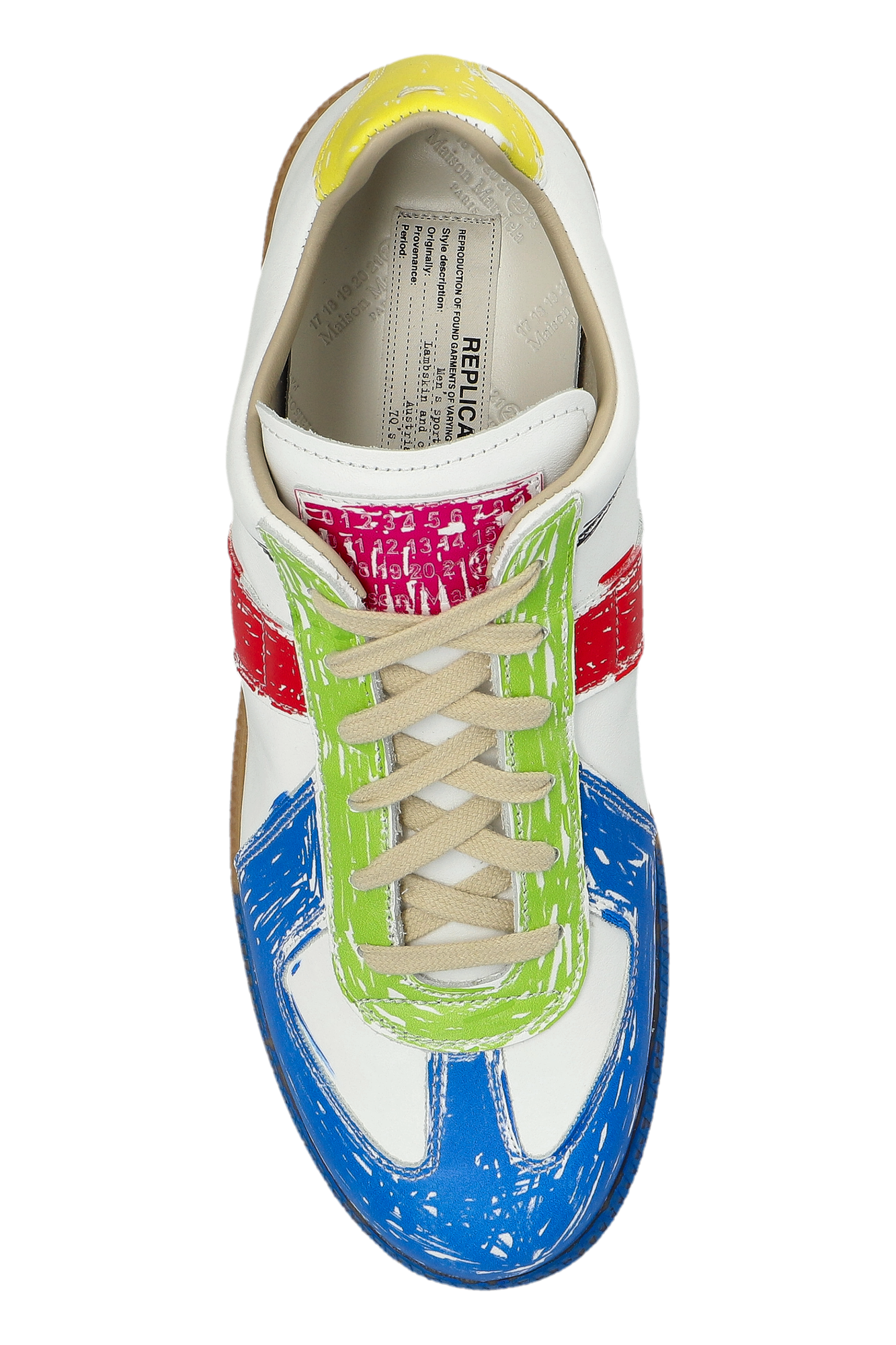 Maison Margiela 'Replica' Multicolor Low-Top Sneakers | Men's | Vitkac